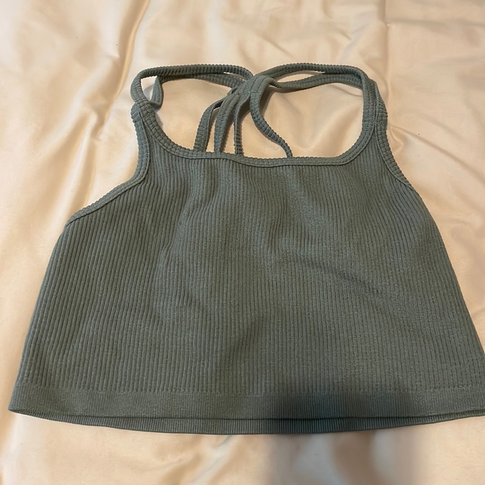 Green Forever 21 spots bra never been worn